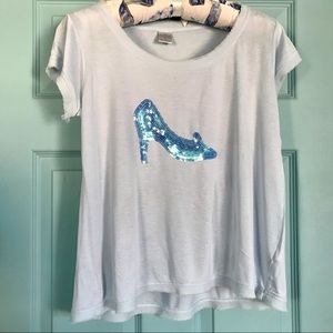 DISNEY LAUREN CONRAD CINDERELLA SLIPPER TEE